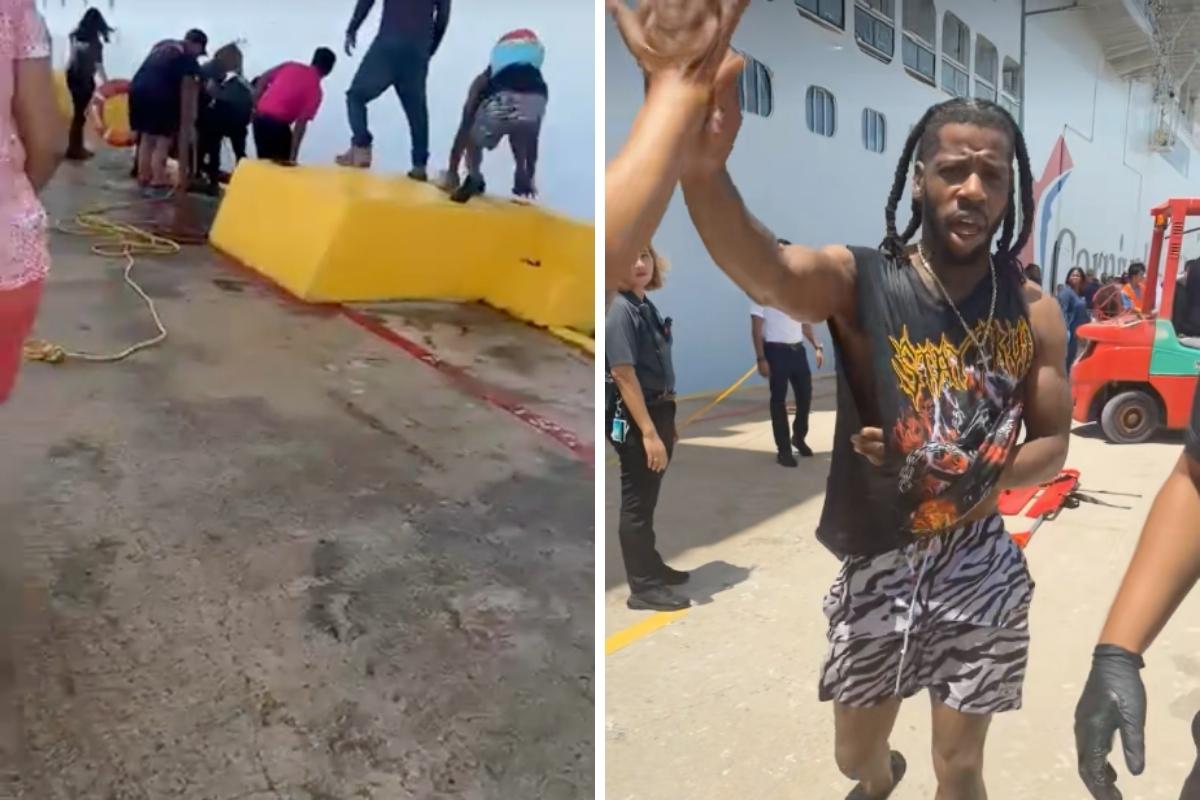 Carnival Guest Praised After Saving Elderly Passenger Who Fell From Pier