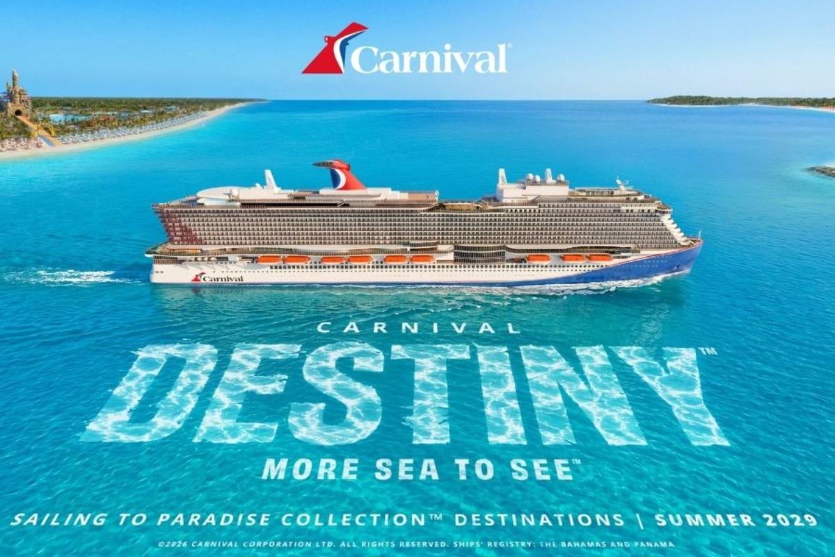 Carnival’s First Ace-Class Ship Is Officially Underway as the Destiny Name Returns