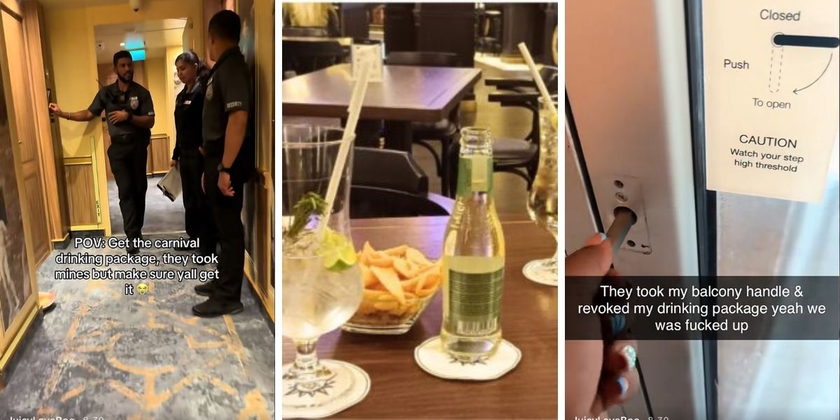 Carnival Passenger Says Crew Revoked Her Drinks Package and Took Away Her Balcony Access