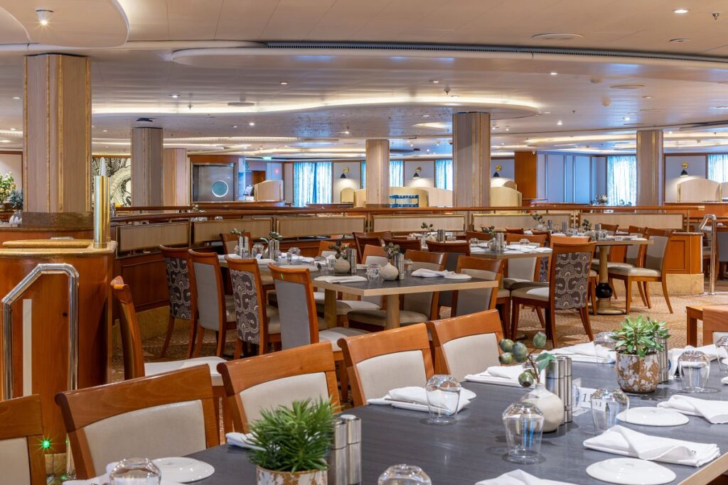 Waterfront Restaurant on Carnival Adventure