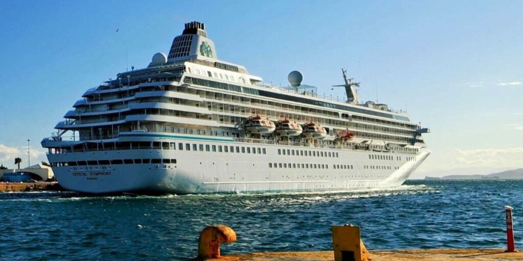 Crystal Symphony docked in port