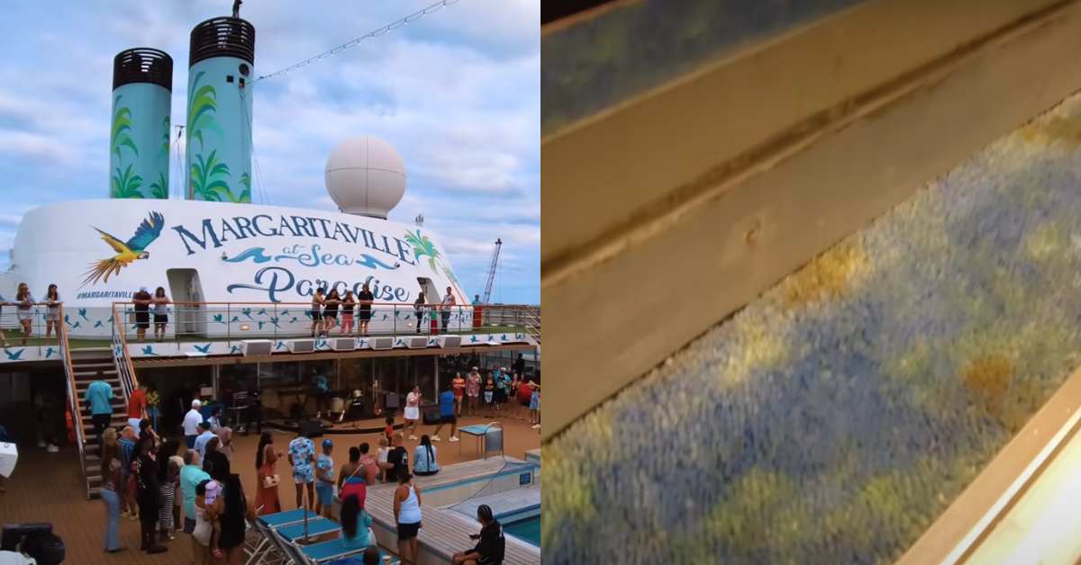 Margaritaville at Sea Paradise pictured alongisde carpet stains