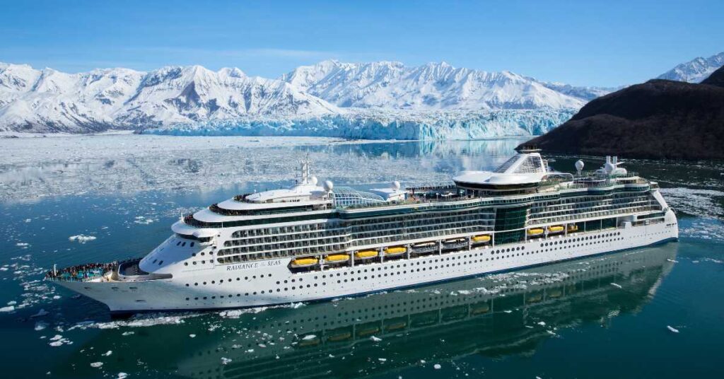Radiance of the Seas sailing in Alaska