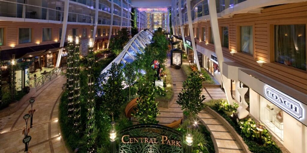 Royal Caribbean Central Park on Allure of the Seas