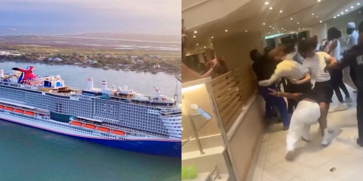 Carnival buffet brawl