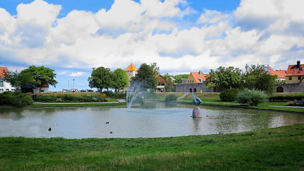 A photo of a lake in Visby, Sweden
